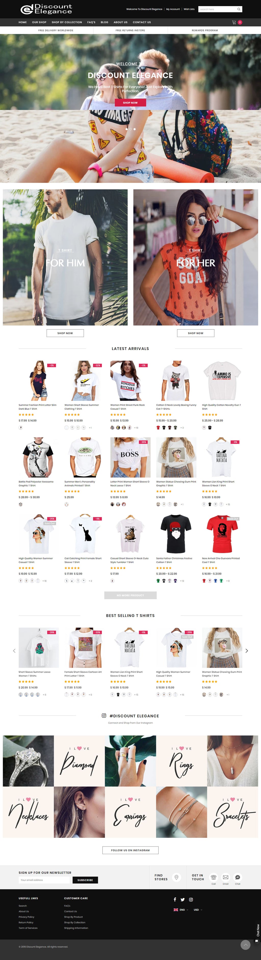 T Shirts Store